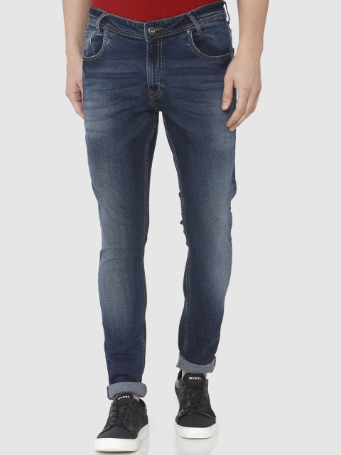

Mufti Men Blue Skinny Fit Mid-Rise Clean Look Stretchable Jeans