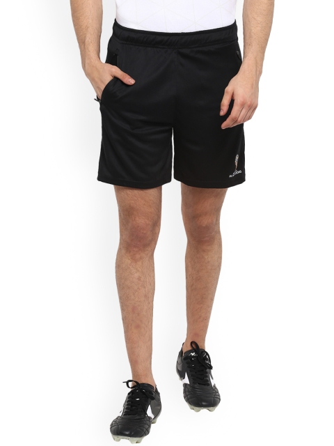 

Alcis Men Black Solid Slim Fit Regular Shorts