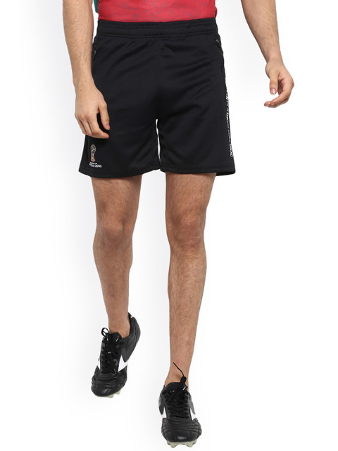 

Alcis Men Black Solid Slim Fit Regular Shorts