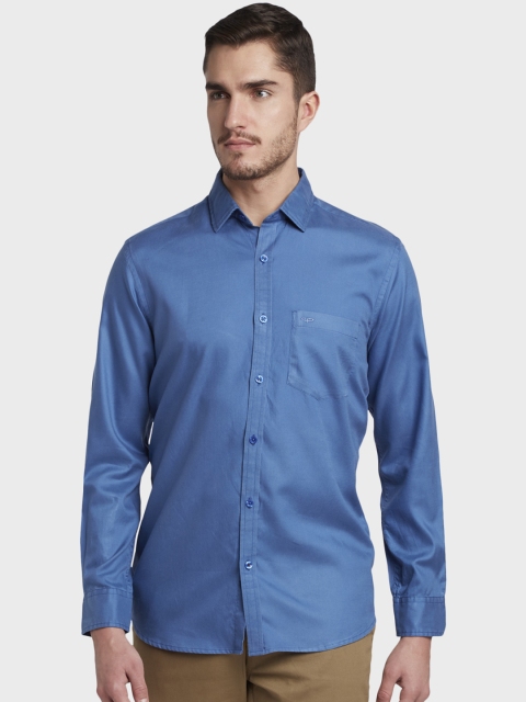 

ColorPlus Men Blue Slim Fit Solid Casual Shirt