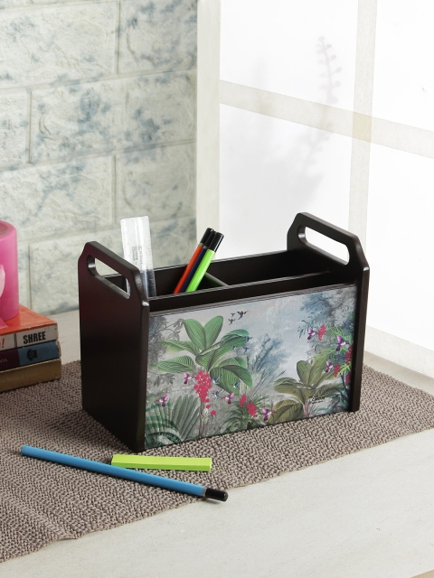 

India Circus by Krsnaa Mehta Unisex Multicoloured MDF Desk Organiser, Multi