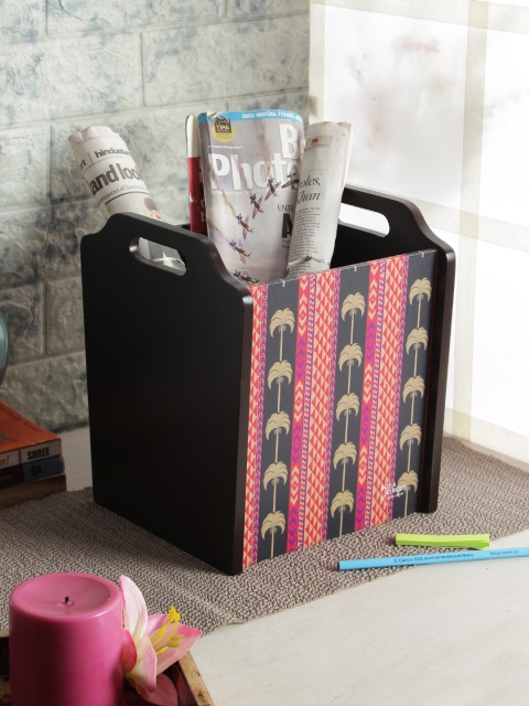 

India Circus by Krsnaa Mehta Unisex Multicoloured MDF Magazine Organiser, Multi