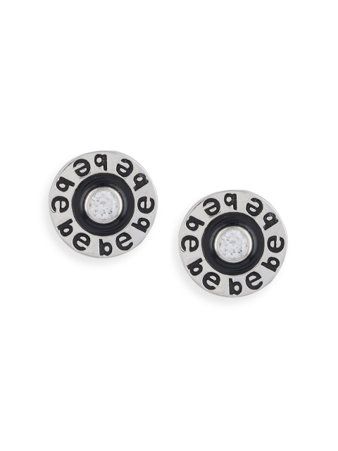 

bebe Silver-Plated Circular Studs