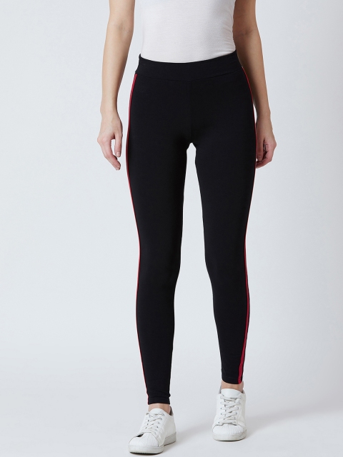 

The Dry State Women Black Solid Tights