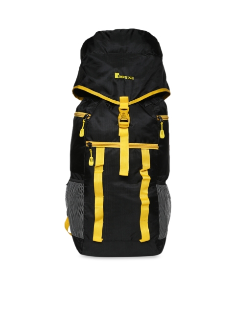 

Impulse Unisex Yellow & Black Mt. Radiant 55 Litres Large Rucksack