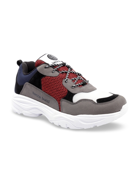 

bacca bucci Men Multicoloured Colourblocked Sneakers, Multi