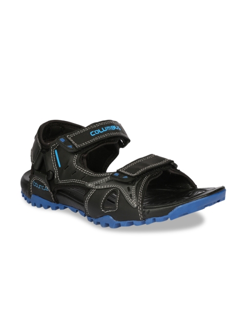 

Columbus Men Blue & Black Sports Sandals