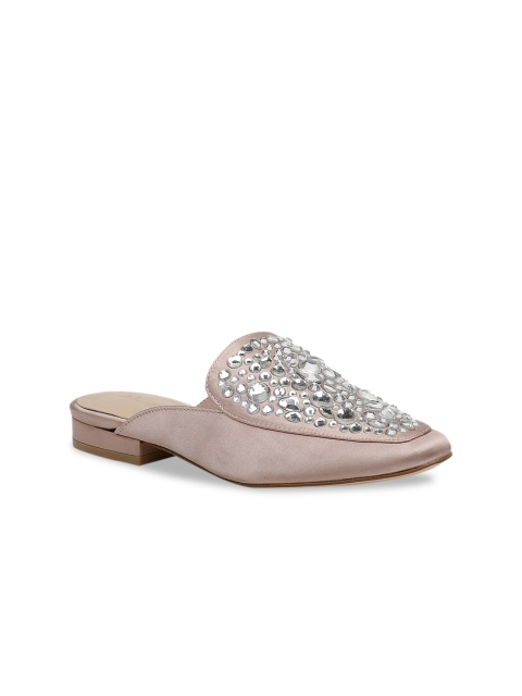 

ALDO Women Pink Embellished Mules