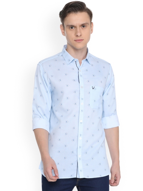 

Allen Solly Men Blue Slim Fit Printed Casual Shirt