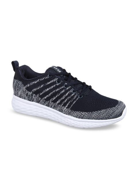 

Yuuki Men Navy Blue & Grey Running Shoes