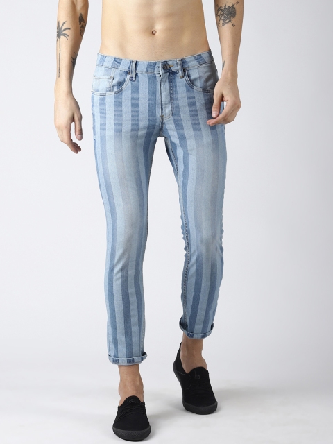 

Blue Saint Men Blue Slim Fit Mid-Rise Clean Look Jeans