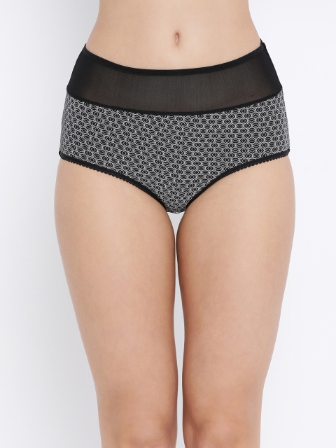 

Clovia Women Black & White Printed Hipster Brief PN3042B13XL