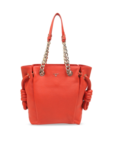 

Da Milano Red Solid Shoulder Bag