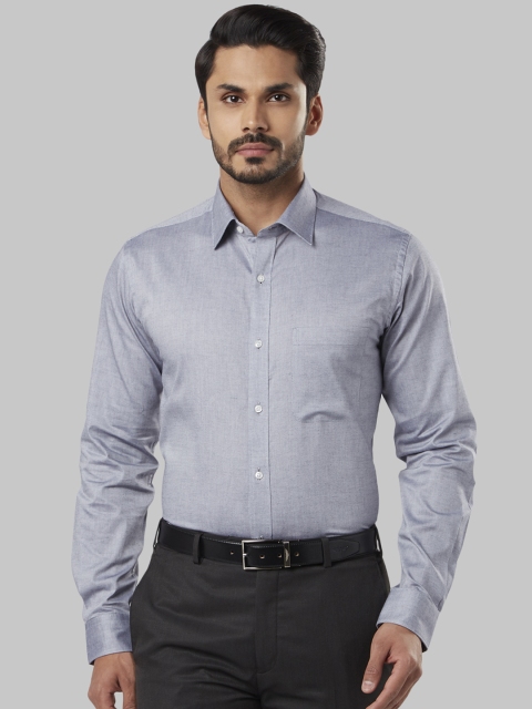 

Raymond Men Grey Slim Fit Solid Formal Shirt
