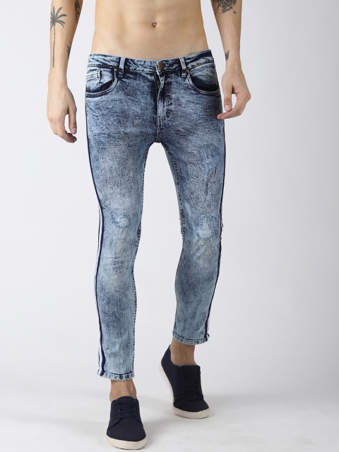

Blue Saint Men Blue Slim Fit Mid-Rise Clean Look Jeans