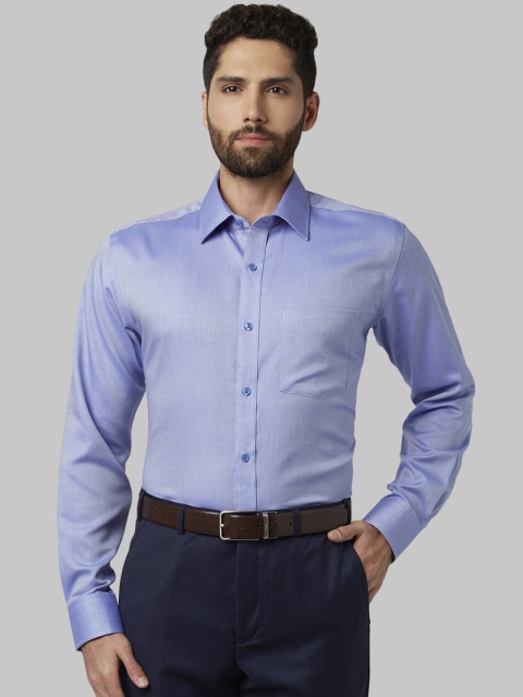 

Park Avenue Men Blue Regular Fit Solid Formal Shirt