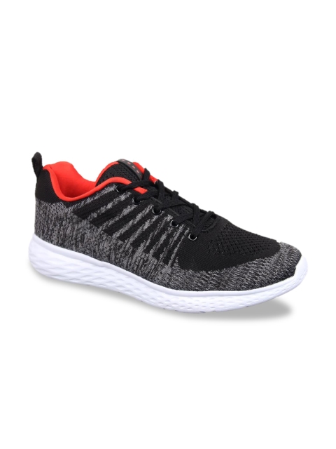 

Yuuki Men Black & Grey Running Shoes