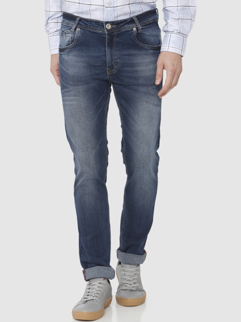 

Mufti Men Navy Blue Slim Fit Mid-Rise Clean Look Stretchable Jeans