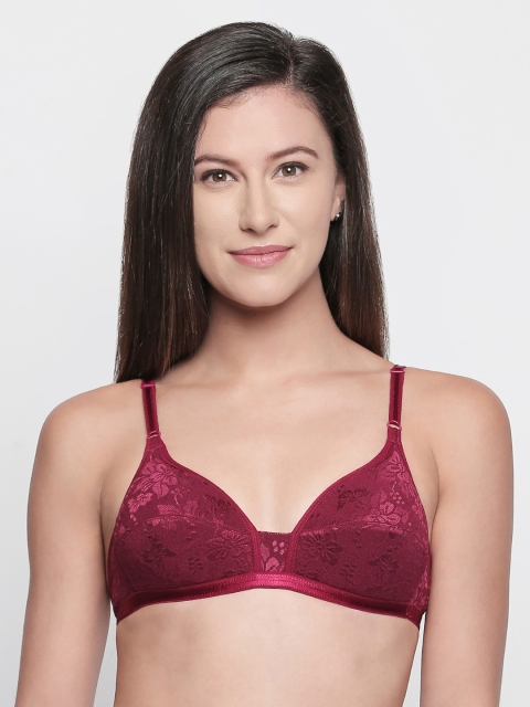 

Bodycare Pack of 2 Printed Everyday Bras E5526MHMH, Red