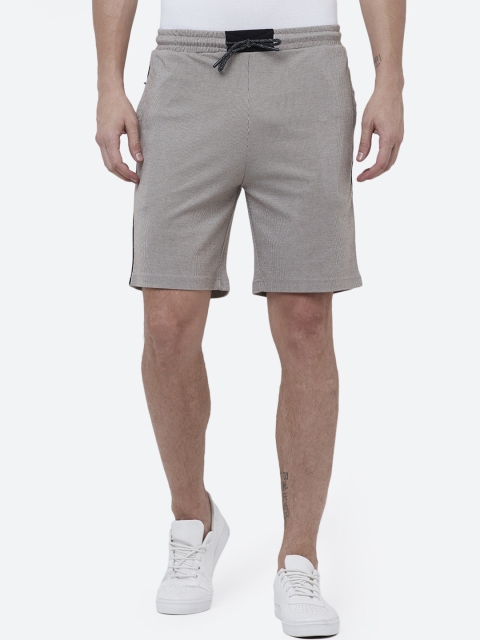 

VINENZIA Men Grey Solid Regular Fit Regular Shorts