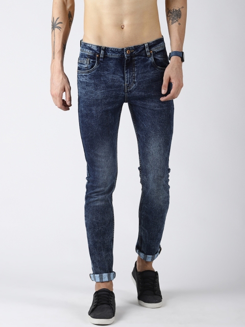 

Blue Saint Men Blue Slim Fit Mid-Rise Clean Look Jeans