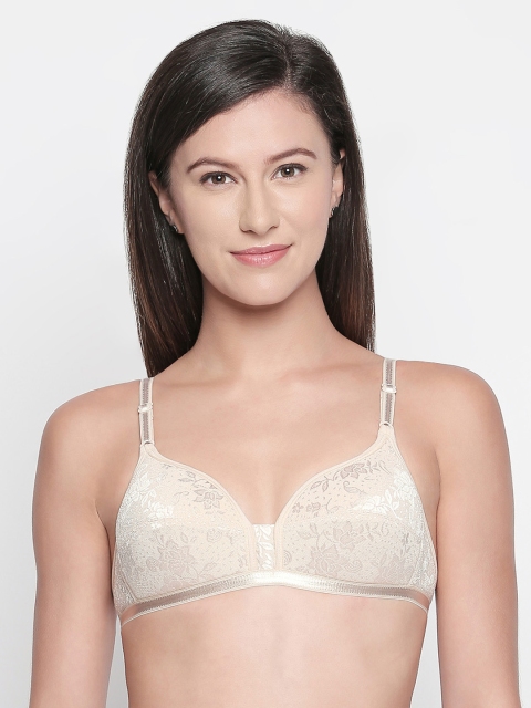 

Bodycare Pack of 2 Printed Lightly Padded Everyday Bras E5526SS, Beige
