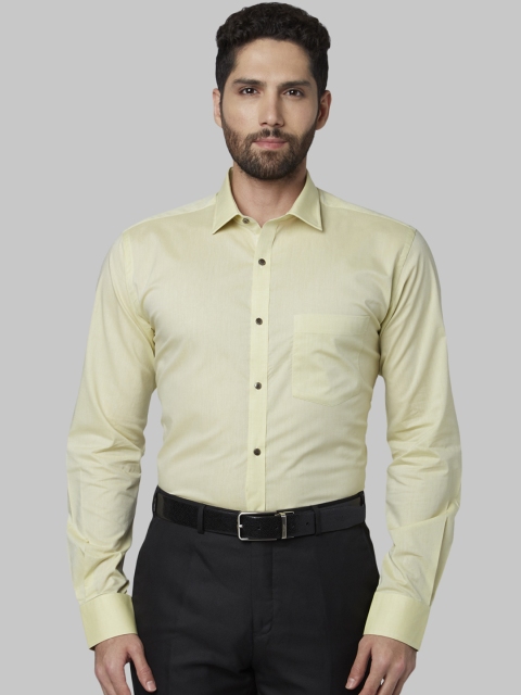 

Park Avenue Men Yellow Slim Fit Solid Formal Shirt
