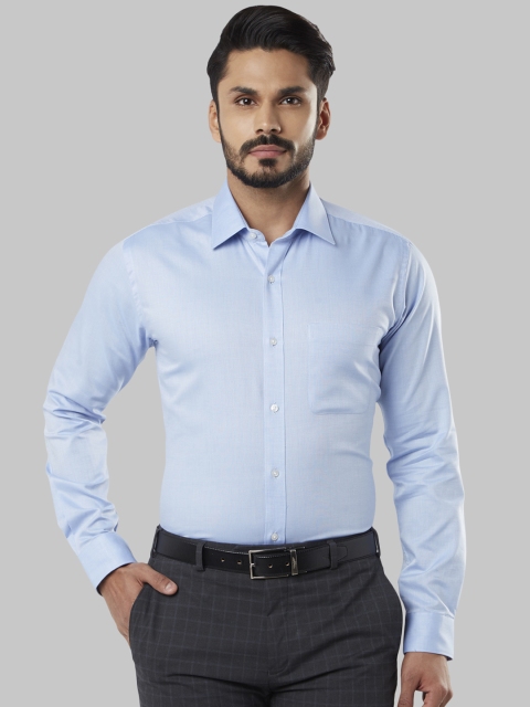 

Raymond Men Blue Slim Fit Solid Formal Shirt
