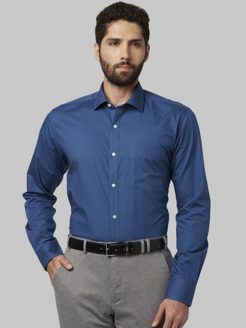 

Park Avenue Men Blue Slim Fit Solid Formal Shirt