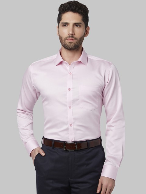 

Park Avenue Men Red Slim Fit Solid Formal Shirt