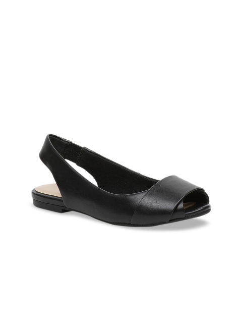 

ALDO Women Black Solid Open Toe Flats