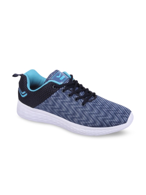 

Yuuki Men Navy Blue & White Running Shoes