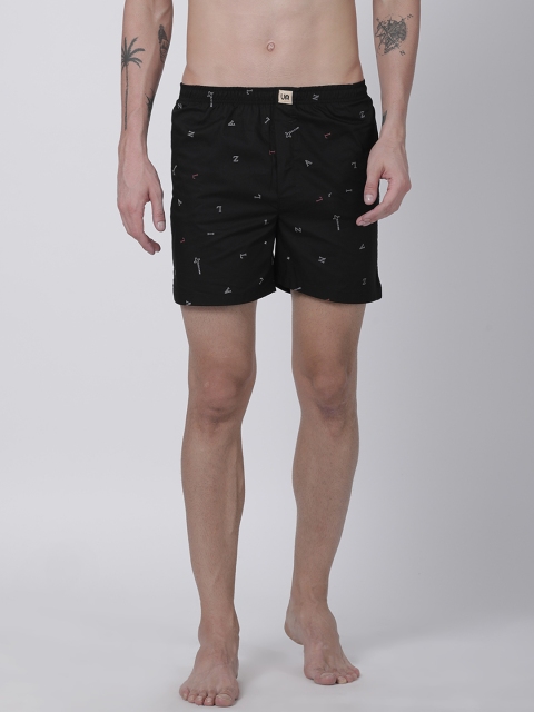 

Urban Dog Men Black Printed Boxers UDBX134