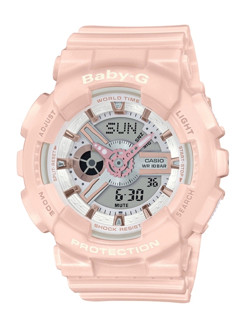 

CASIO Women Baby-G Silver Dial Tandem Series Watch BA-110RG-4ADR - BX158