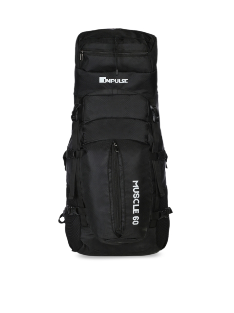 

Impulse Unisex Black Muscle 60 Litres Large Rucksack