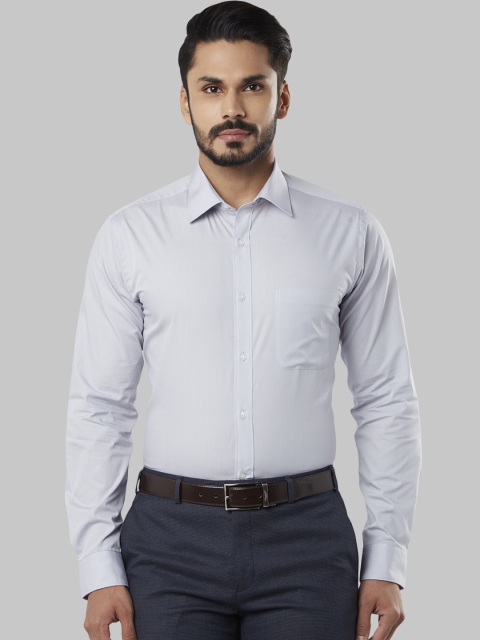 

Raymond Men Grey Slim Fit Solid Formal Shirt