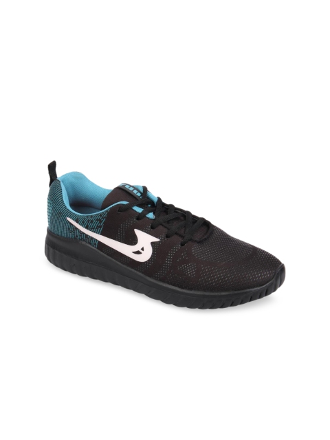 Yuuki Men Black & Blue Running Shoes