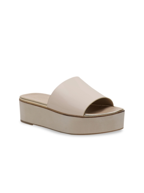 

ALDO Women Beige Solid Sandals
