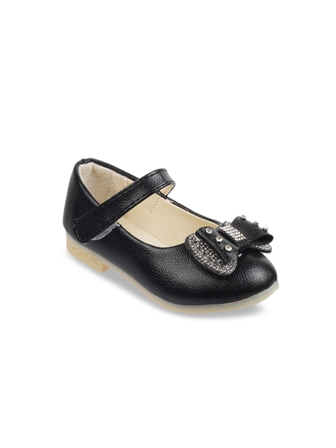 

Kittens Girls Black Solid Ballerinas