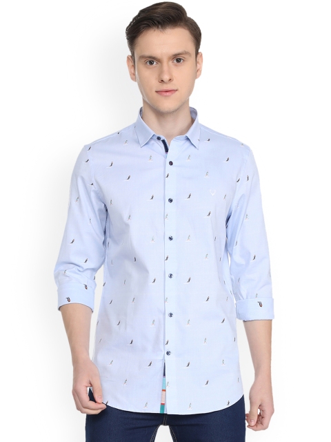 

Allen Solly Sport Men Blue Slim Fit Printed Casual Shirt