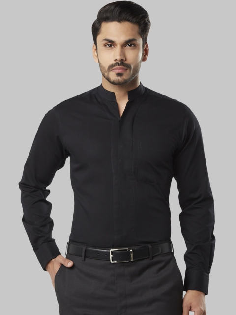 

Raymond Men Black Slim Fit Solid Formal Shirt