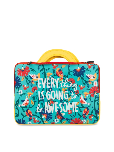

Chumbak Unisex Blue & Red Printed Laptop Sleeve