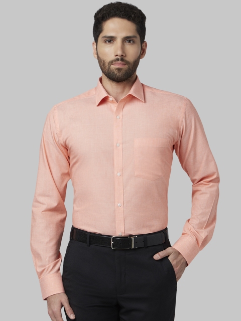 

Park Avenue Men Orange Slim Fit Solid Formal Shirt