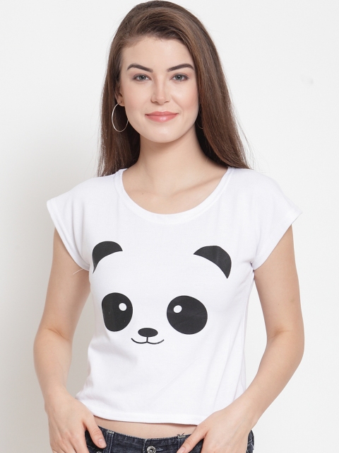 

Everlush Women White Printed Top