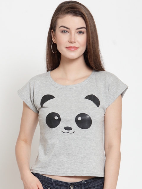 

Everlush Women Grey Printed Top