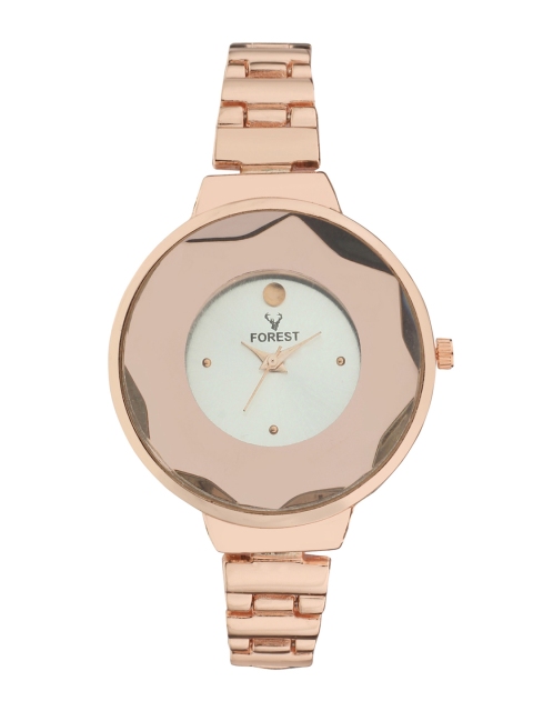 

Hobforestessentials Women White Analogue Watch FR-212-RG