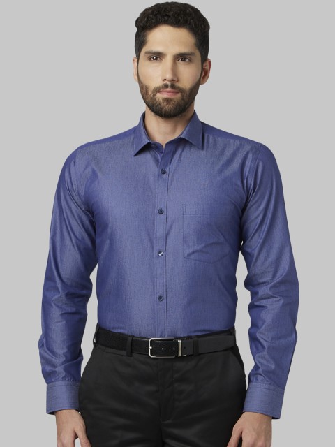 

Park Avenue Men Blue Slim Fit Solid Formal Shirt