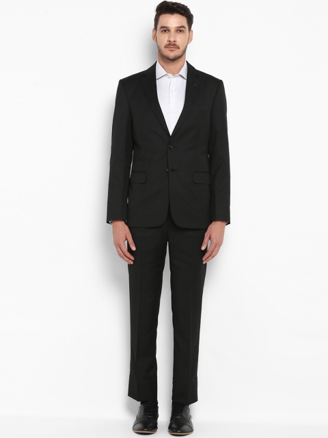 

Raymond Men Black Solid Regular-Fit Single-Breasted Suit