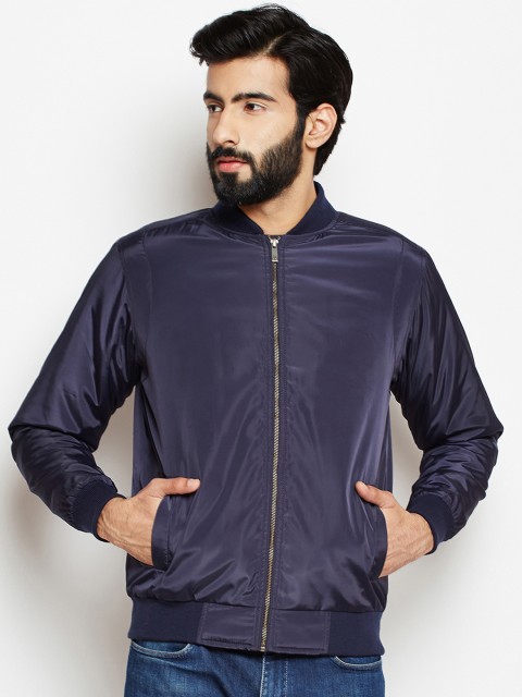 

Crimsoune Club Men Blue Solid Bomber