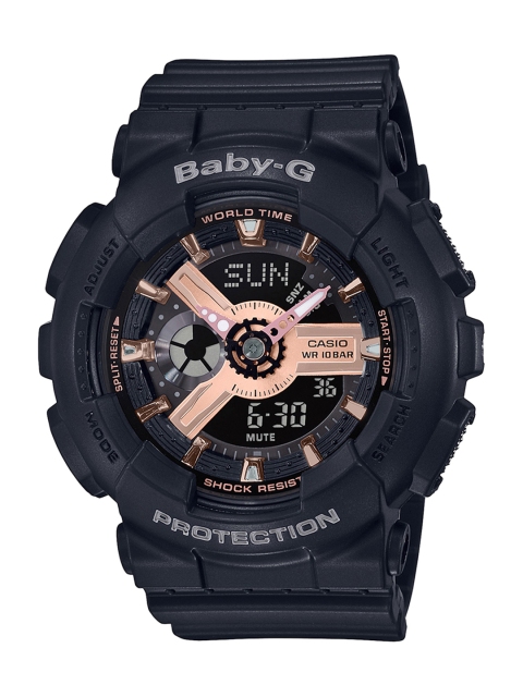 

Casio Baby-G Women Rose Gold Analogue and Digital watch BX157 BA-110RG-1ADR